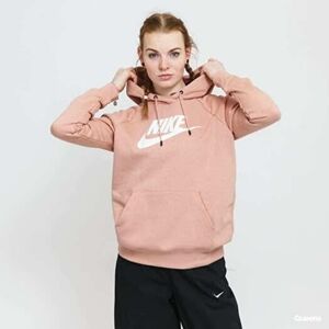 Coral Pink Silver Gray Merle Reflective Nike Pullover Hoodie Size M Juniors